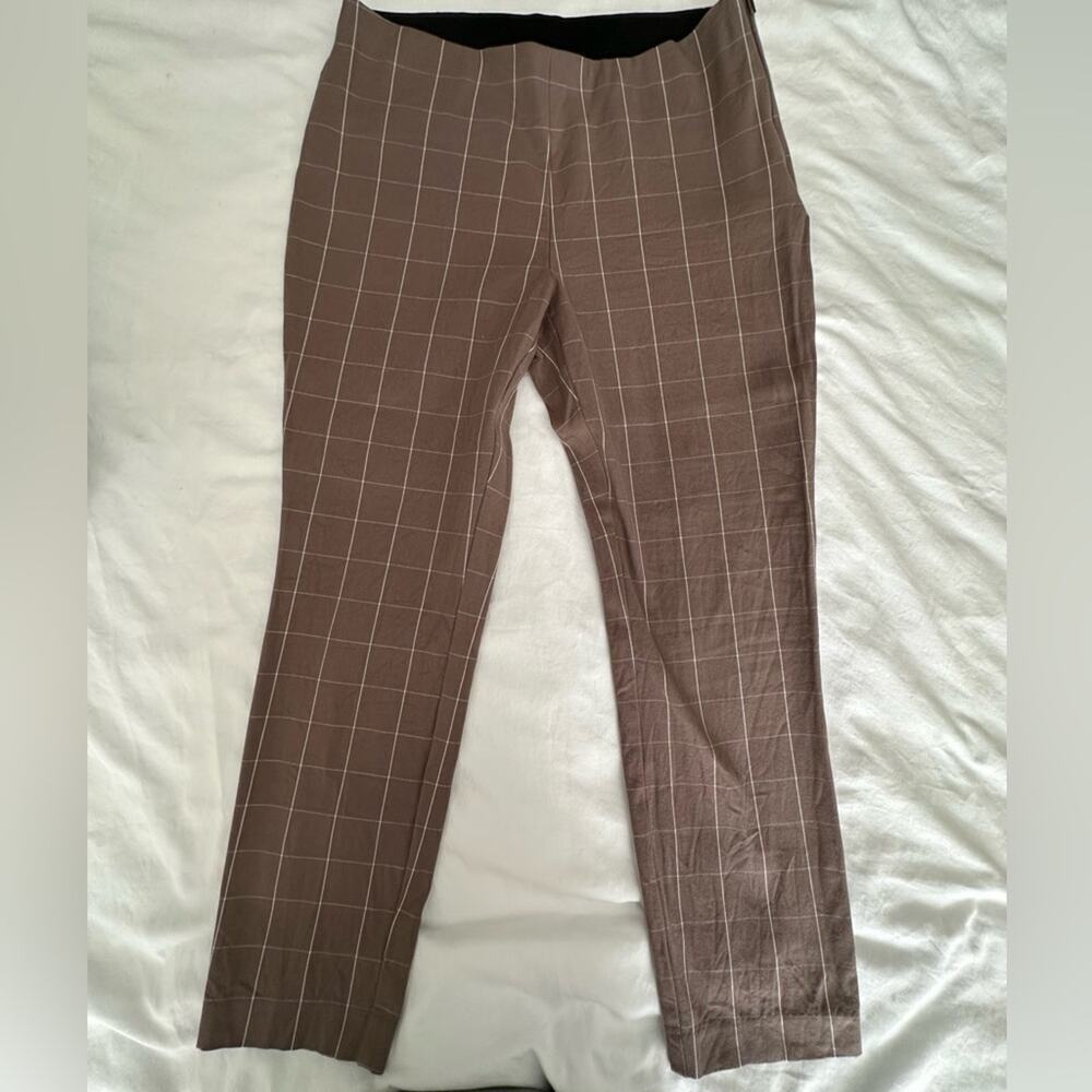 A New Day Plaid High Rise Skinny Ankle Pants- EUC